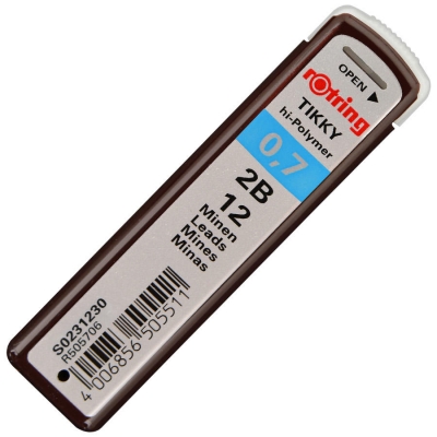 Rotring Hi-Polymer Min 07 mm 2B 231230