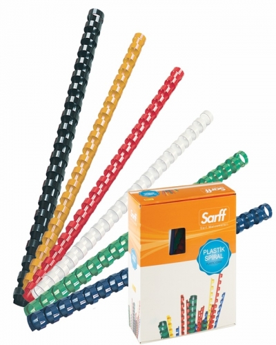 Sarff 15312051 Plastik Spiral 20 mm 100 lü / Renk Seçenekli Ürün